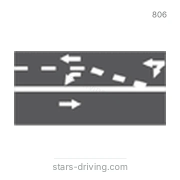 شاخصة المرور رقم 806