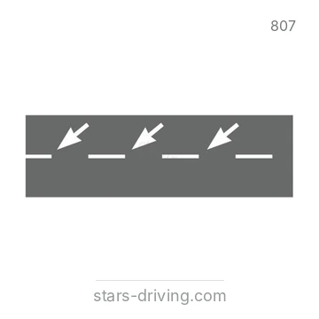 شاخصة المرور رقم 807