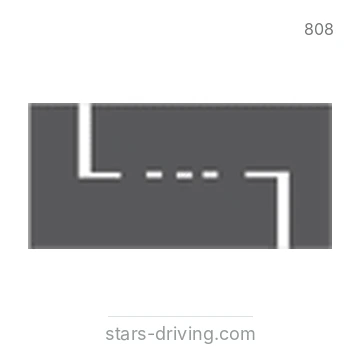 شاخصة المرور رقم 808